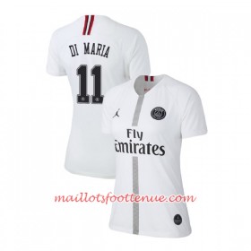 Maillot/Tenue Paris Saint Germain Di Maria 11 Jodan Blanc Femme Troisième 2018/2019